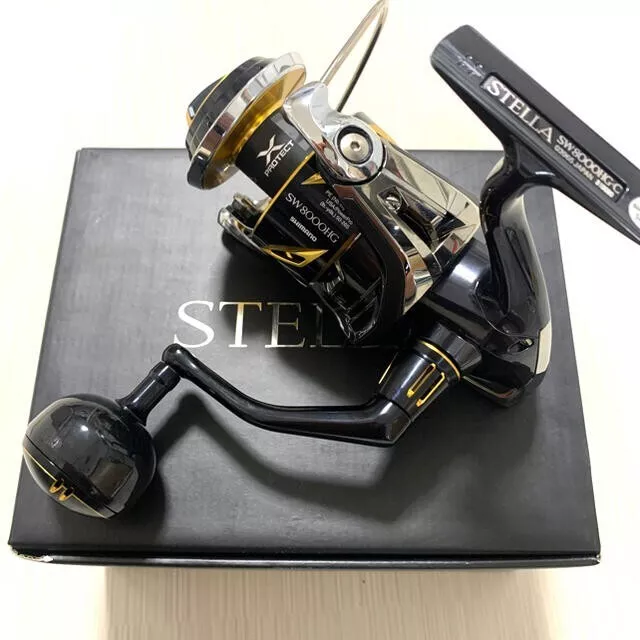 Shimano 19 STELLA SW 8000HG 5.6 25Kg 039651 Spinning Reel Brand New EMS