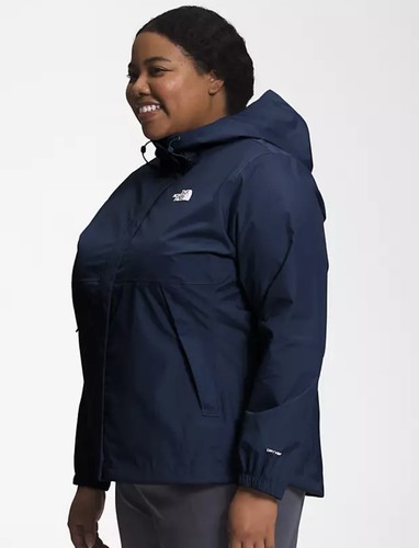 THE NORTH FACE Women’s ANTORA JACKET Rain Jacket Size XXL Summit Navy BRAND NWT - Picture 5 of 6