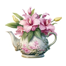 9x flowers car sticker 9x9 cm weatherproof vinyl sticker flower decoration for car