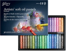 Mungyo Gallery Soft Oil Pastel for Artist Premium 36 Colors Drawing MOPV36