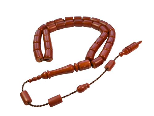 Handmade Turkish Fiber Prayer Beads Tasbih Misbaha El Yapimi Fiber Tesbih 283 - Picture 2 of 13