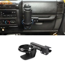 Black Passenger Side Cup Bottle Holder Mount Bracket For Jeep Wrangler TJ 97-06