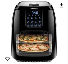 Chefman 6.3-Qt 4-In-1 Digital Air Fryer+, Rotisserie Dehydrator, Convection Oven