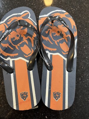 Men Chicago bear’s flip flop Chicago Bears Future Slide Flip Flop FOCO main image 4