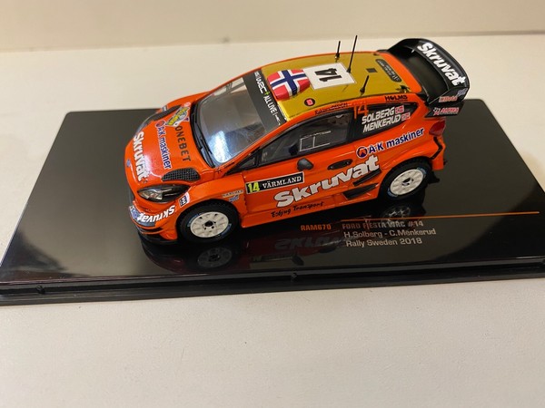 Ford Fiesta Wrc, #14 Solberg, Rally Schweden 2018 Rally Modell Ixo 1:43 1/43-image