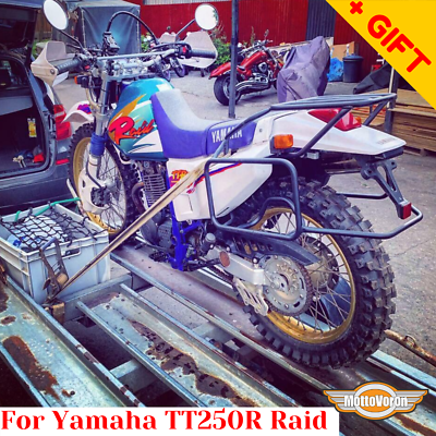 For Yamaha TT250R Raid rack luggage system side carrier for soft