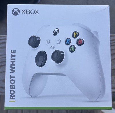 Brand New Microsoft Xbox Robot White Wireless Controller Genuine  Factory SEALED