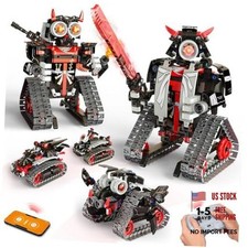 5-in-1 STEM RC Robot Building Kit - 443PCS, Gift for Boys Ages 8-13  STEM