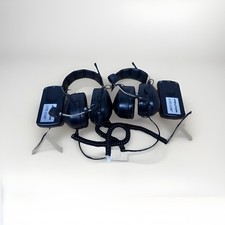 (2) 3M Peltor 49-HX Wireless Intercom Headset w/ Belt Pack | 49 MHz VHF | Tested