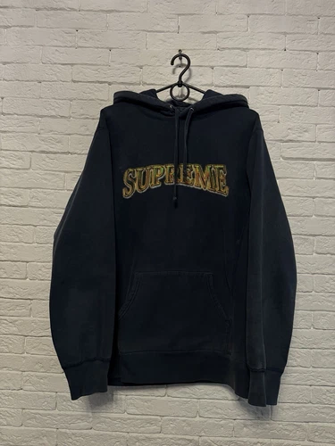 Sweat à capuche Supreme Metallic Arc FW16 authentique taille M L