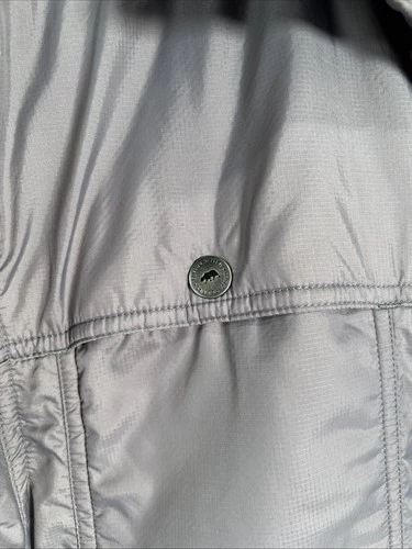 Huckberry Taylor Stitch Gray Utility Nylon Jacket  Full Zip Men’s 44 Lightweight image 3