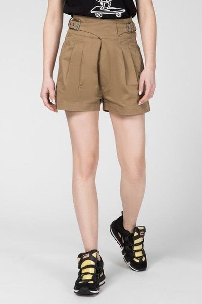 Women Diesel Shorts Khaki Cotton 36 / S / 44