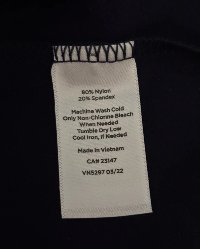 Chaqueta deportiva nueva con etiquetas T By Talbots para mujer talla M azul mezcla de nailon cuello falso Foto 4 de 4