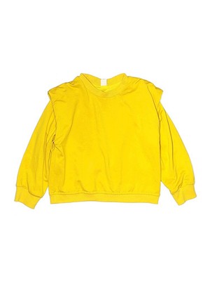 Unbranded Girls Yellow Sweatshirt 120 cm