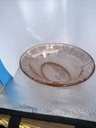 Vintage Depression Glass PINK SHARON CABBAGE ROSE 9.5" Oval Vegetable Bowl 1930s