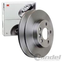 2X Nk Bremsscheiben 280Mm Voll Hinten Passend FÜR Vw California Transporter |