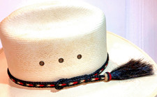 Horsehair 3/8" Hat Band-Single Side Tassel