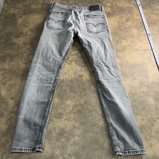 Levi's 510 Skinny Jeans Mens 31x32 Grey Skinny Fit Stretch Denim 05510-0921