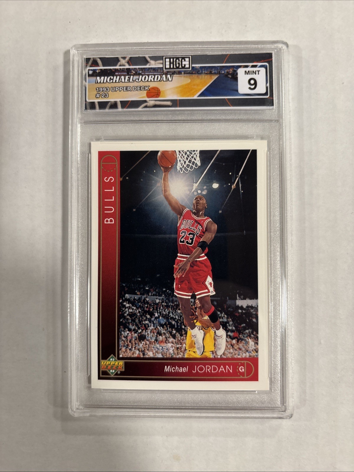 1993 Upper Deck Michael Jordan #23 HGC 9 (mj3)