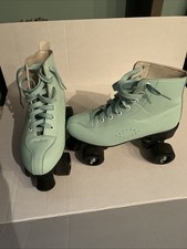 Size 10 Light Mint Green Roller Skates - Lightly Used
