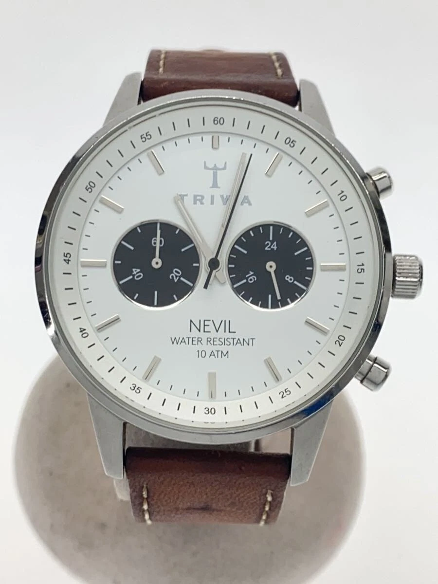 TRIWA Unisex 38mm Ivory Klinga Quartz Date Leather Strap Watch Triwa Unisex Adults Date Classic Quartz Watch with Leather  main image 3