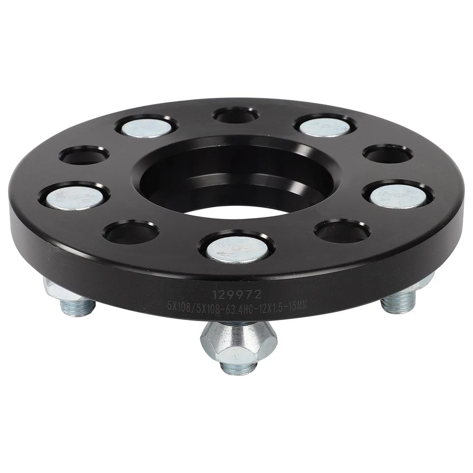4 Pcs 12x1.5 15mm Hub Centric Wheel Spacers 5x108 For 2013-2020 Ford Fusion - Image 3 of 4