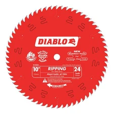 DIABLO D1024X Circular Saw Blade,10 in Blade,24 Teeth 52XF73