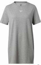 Reebok Women's Short-Sleeve T-Shirt Dress Women's Gray Heather Size 3X(22-24W)
