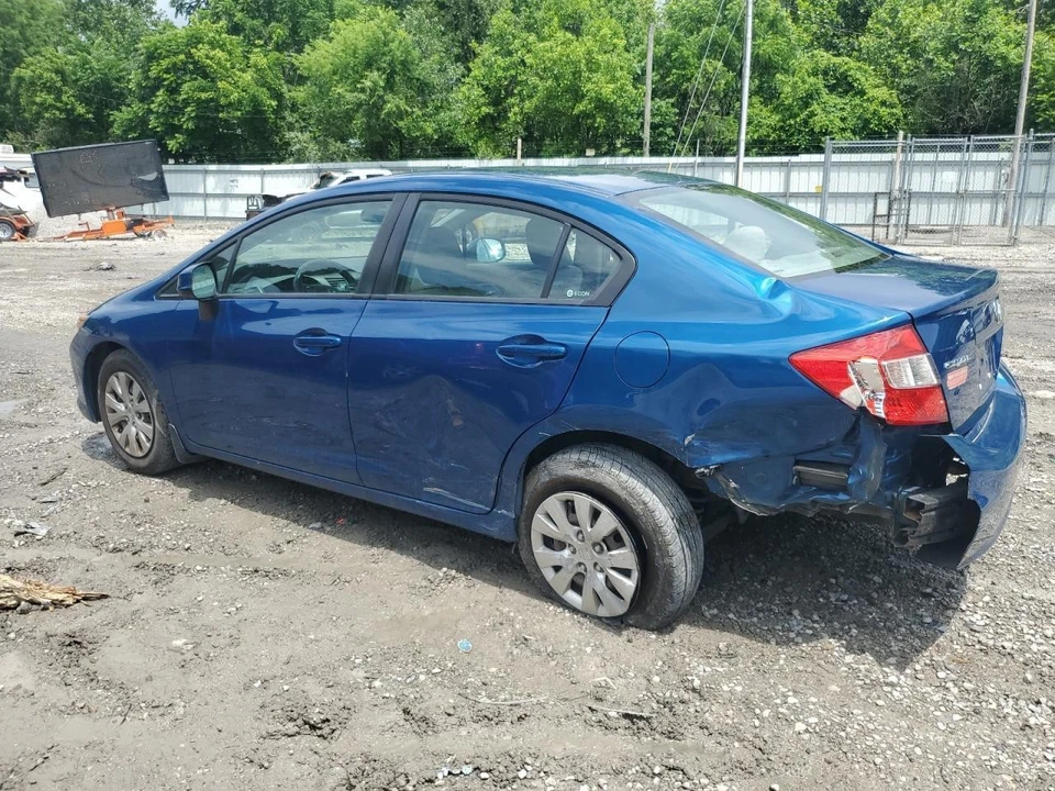 Used Left Door Mirror fits: 2012 Honda Civic Power body color w/o signal lamp no - Image 4 of 4