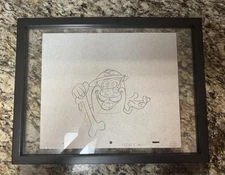 Ren and Stimpy Hand Drawn Production Animation Cel Drawing (Framed)
