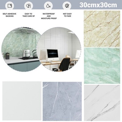 12*12in Wall Tile Sticker Wallpaper Decal for Laundry Room Fireplace Kitchen