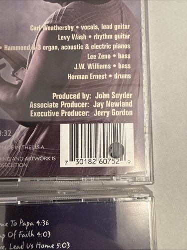 Carl Weathersby 2 CDs 1996 Don’t Lay Your Blues On Me 2000 Come To Papa - Bild 12 von 15