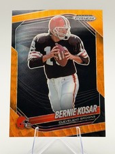 2025 Panini Prizm Black Bernie Kosar #31 Orange Wave 28/60 Cleveland Browns