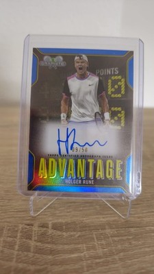 2024 Topps Graphite Tennis Holger Rune Advantage /50 Auto