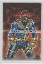 2021 Upper Deck Marvel Premier Dual Panel 1/1 Fabiano Ambu Auto Sketch 0nt1