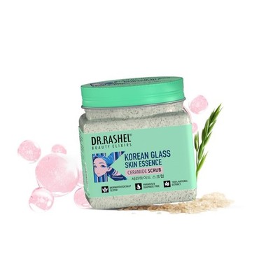 DR.RASHEL Korean Face & Body Scrub | With Rice Water & Ceramide | For Glass skin