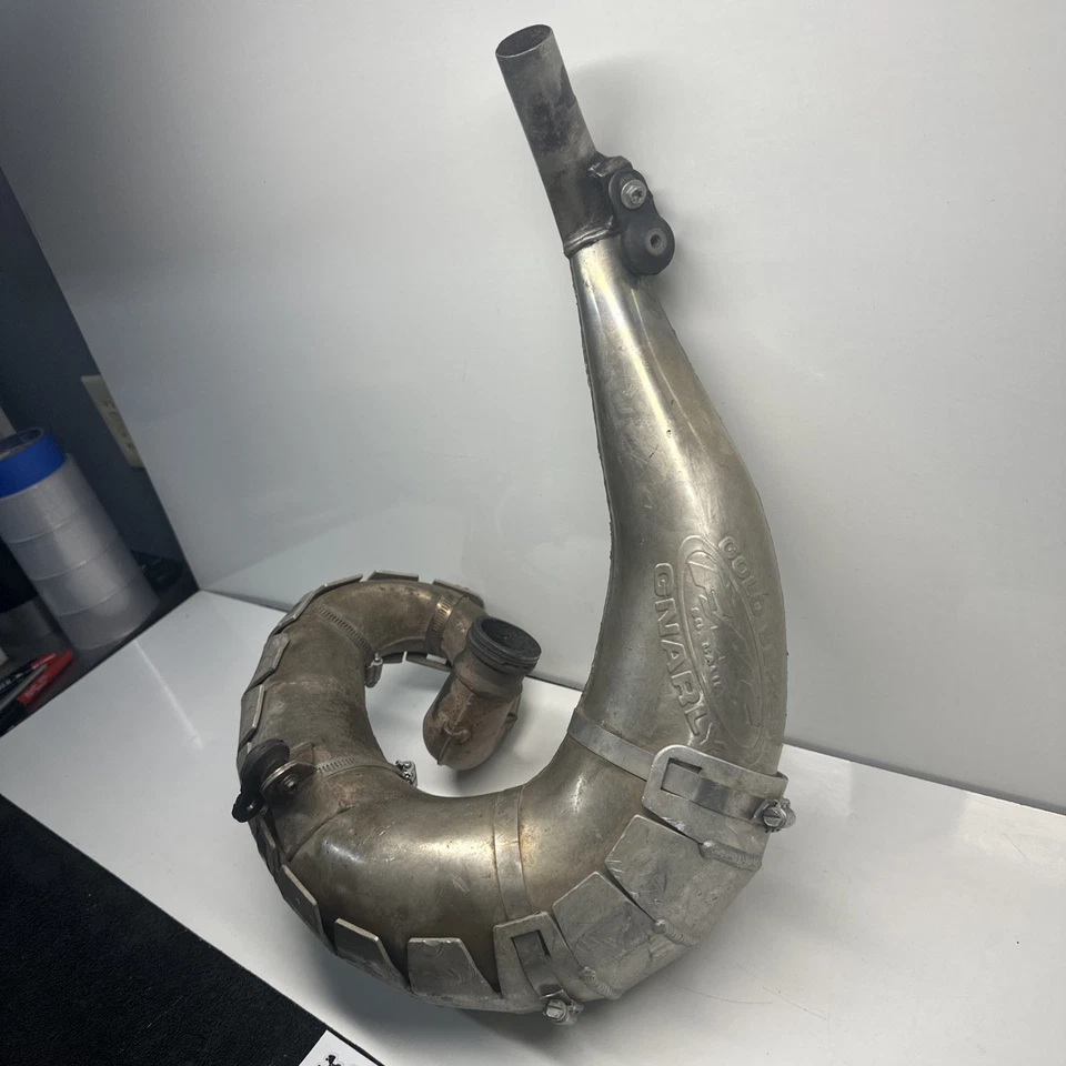 Tubo de escape KTM 300XC 2012 FMF Racing Gnarly con protector Foto 3 de 4