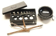 Vintage Soviet Metric Scale Weight Set USSR Laboratory Balance 14pc w/ Tweezers