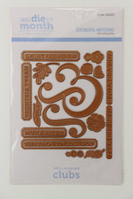 SPELLBINDERS Small Die of the Month Club Excl Jan23 Sentimental Ampersand Phrase