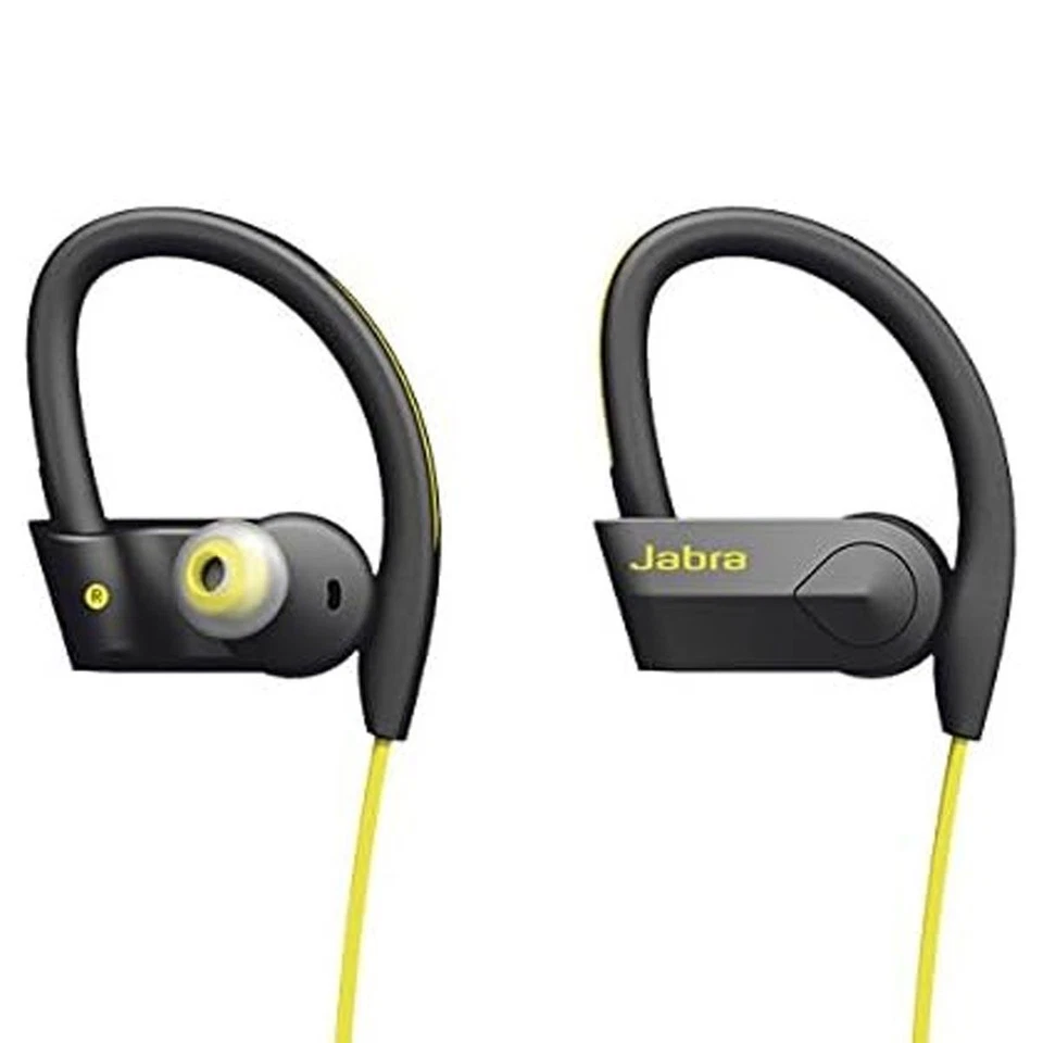 Jabra Sport Pace Wireless Bluetooth Earbuds with Microphone - Black and Yellow - Image 2 of 4