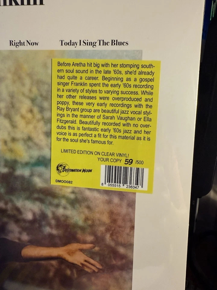 The Great Aretha Franklin: The First 12 Sides (Numbered Edition) Vinyl LP NEW - Image 4 of 4