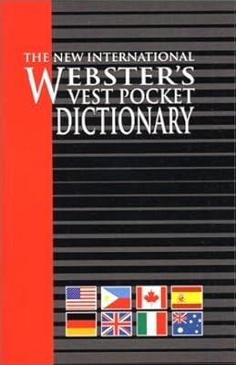 Websters Vest Pocket Dictionary, , Used; Good Book