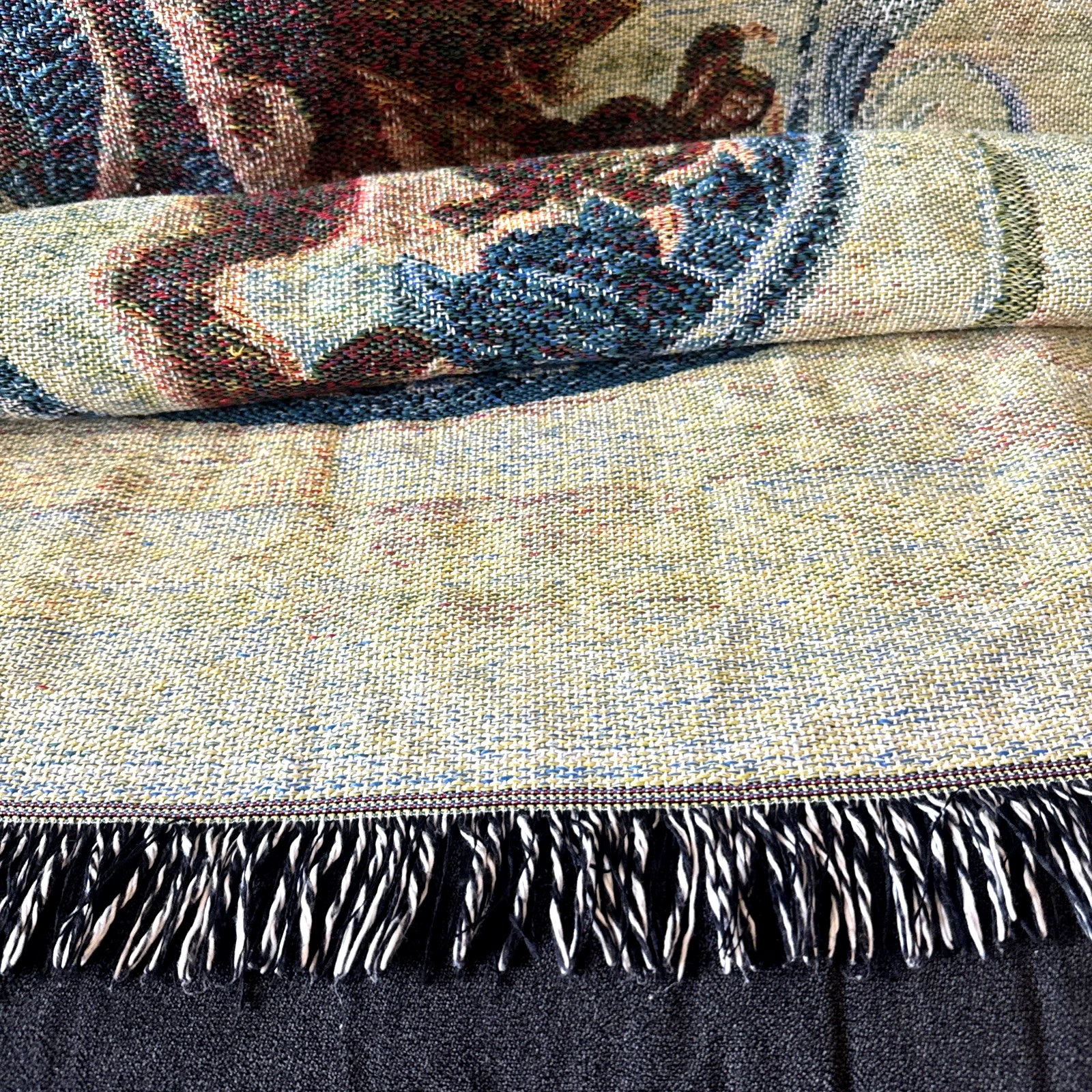 Harry Potter Gryffindor Woven Tapestry Throw Blanket Hogwarts House Crest Wizard