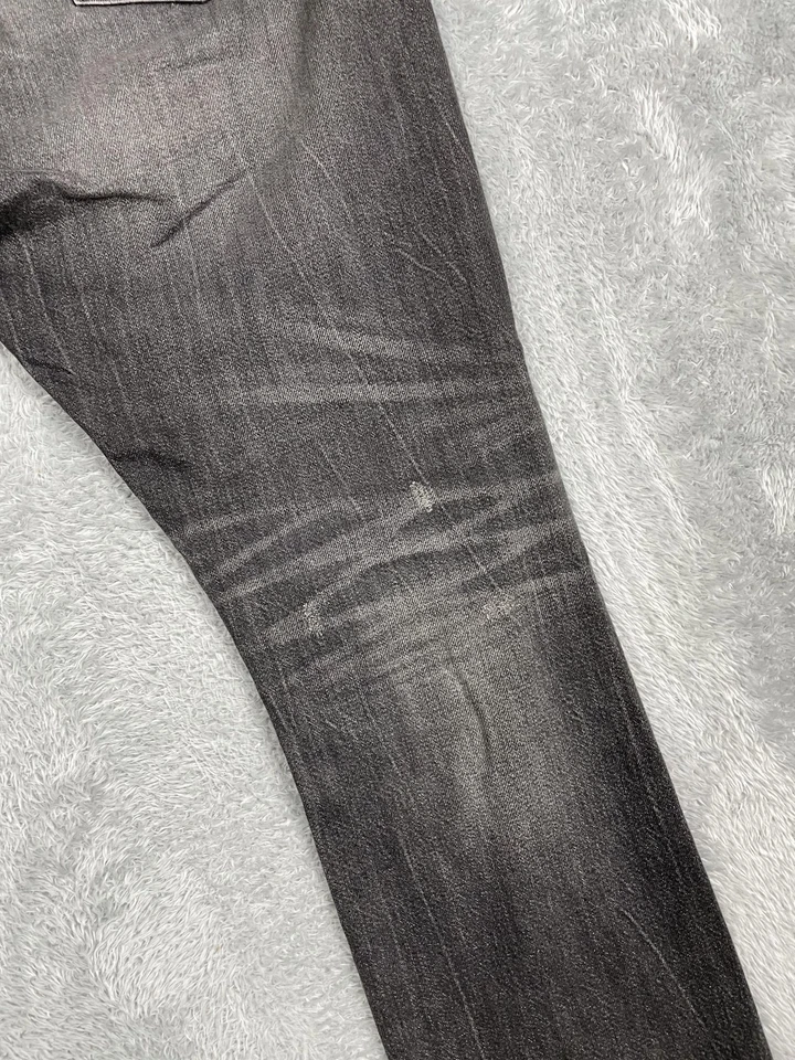 Polo Ralph Lauren Jeans Mens 36x32** Charcoal Varick Slim Straight Distressed - Image 4 of 4