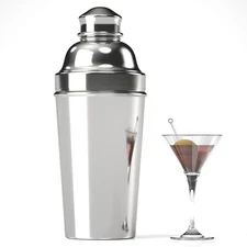 Stainless Steel Professional Cocktail Shaker - 60 oz Large Drink with Strainer