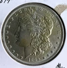 1889 (P)Morgan Silver Dollar 90% Silver AU