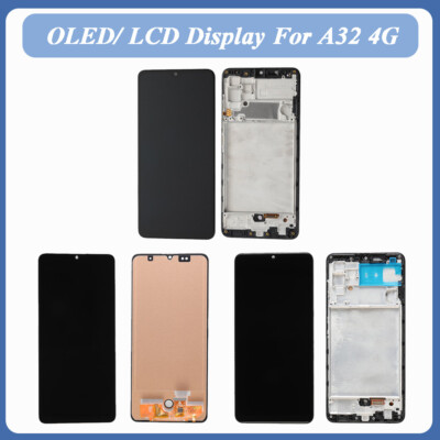 A+ OLED LCD Display Touch Screen Digitizer For Samsung Galaxy A32 A325 Assembly