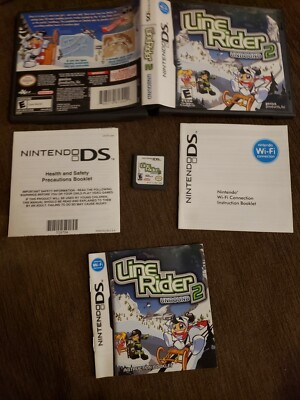 Line Rider 2 Unbound DS Very Good Condition Complete Nintendo Ds Game