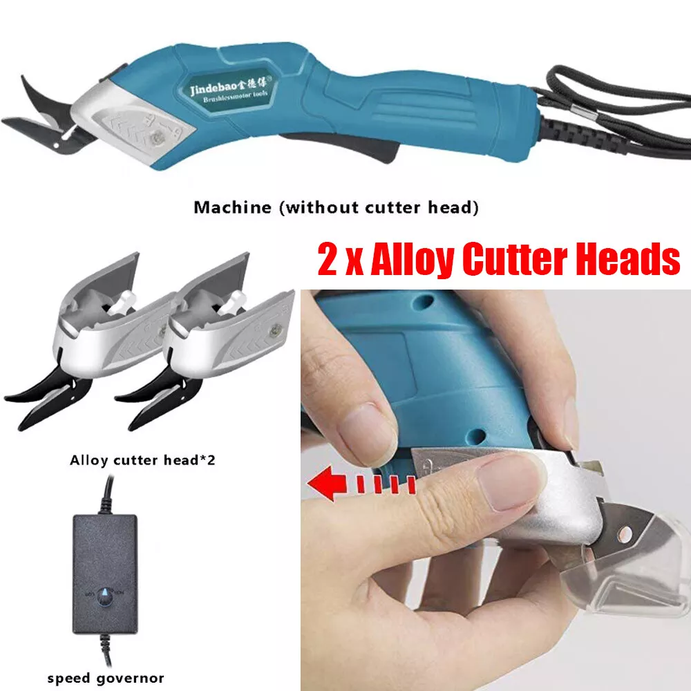 Electric Fabric Scissors Leather Shears Box Cutter for Crafts