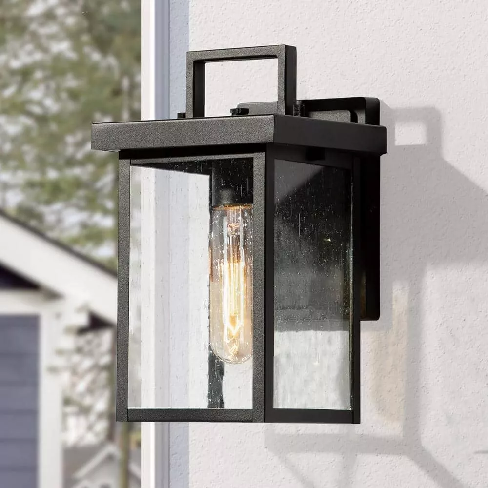 Matte black on sale outdoor light